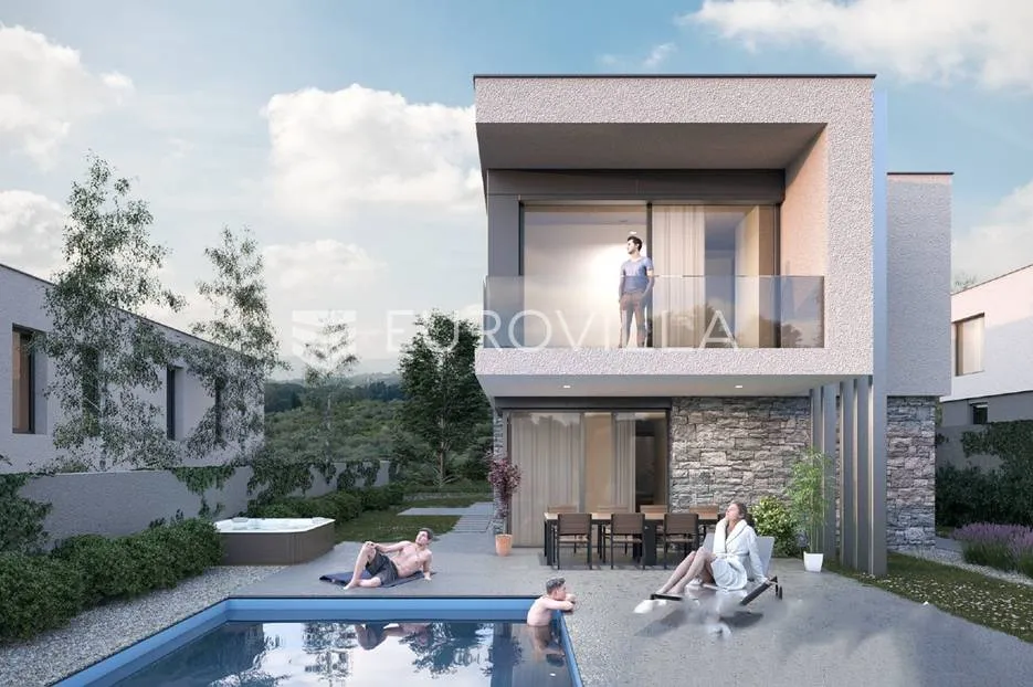 medulin, pomer, građevinsko zemljište 100m od mora, pogled more - slika 3