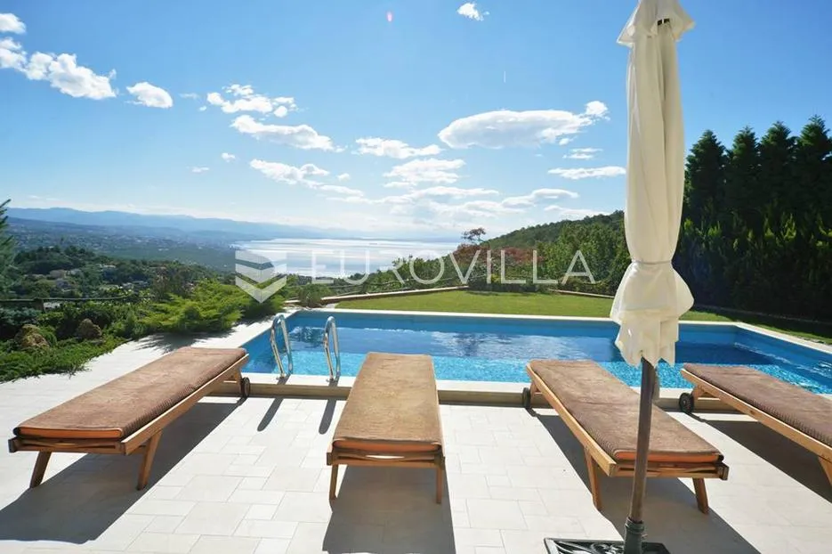 opatija, matulji, vila s bazenom i panoramskim pogledom na more - slika 31