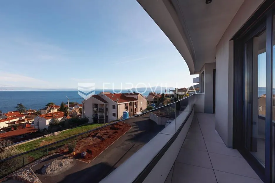lovran, ekskluzivni penthouse u novogradnji 196,25 m², s otvorenim pogledom na more - slika 5