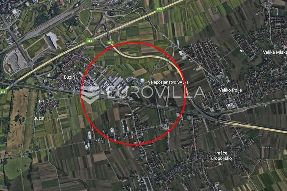 zagreb, buzin, građevinsko zemljište 8.365 m², gospodarske namjene - slika 2