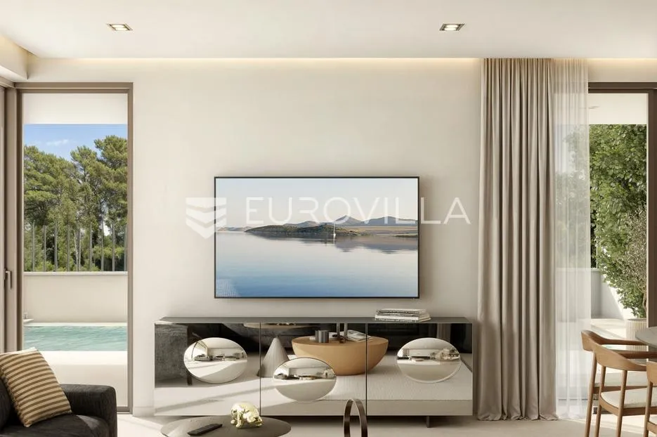 istra, rovinj, luksuzni trosobni stan u prizemlju 128,22 m² s vrtom 254 m² i bazenom - slika 6