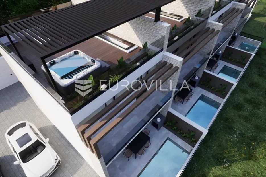 vodice, novogradnja, luksuzna kuća 103,76 m² u nizu s bazenom s2 - slika 45