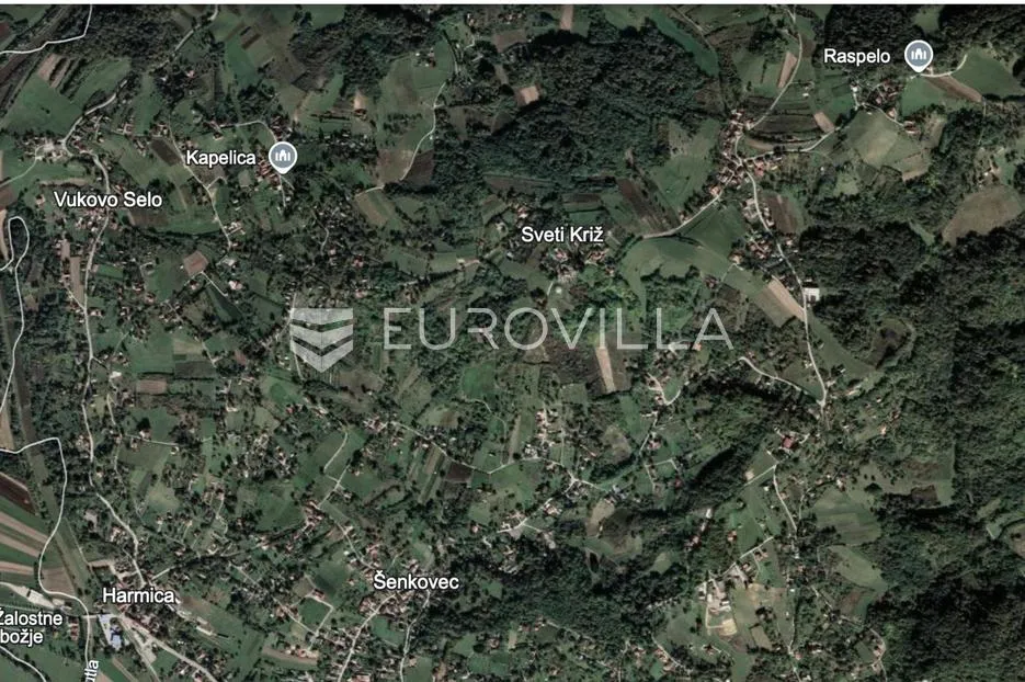 Marija Gorica, Sveti Križ, građevinsko zemljište 1449 m² - Sveti Križ, Marija Gorica
