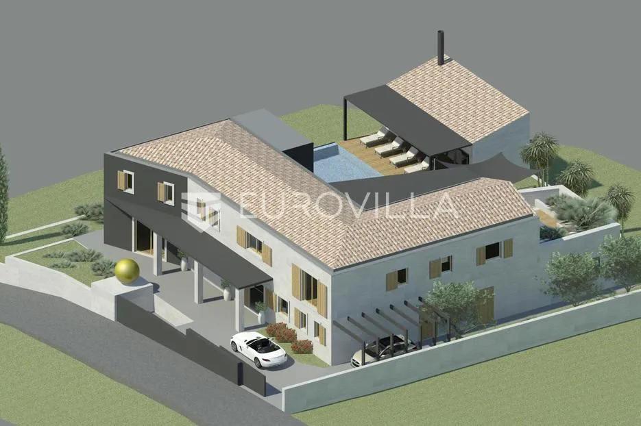 istra, buje, atraktivno zemljište 3906m2 od čega 1045m2 građevinsko - otvoreni pogled na more - slika 4