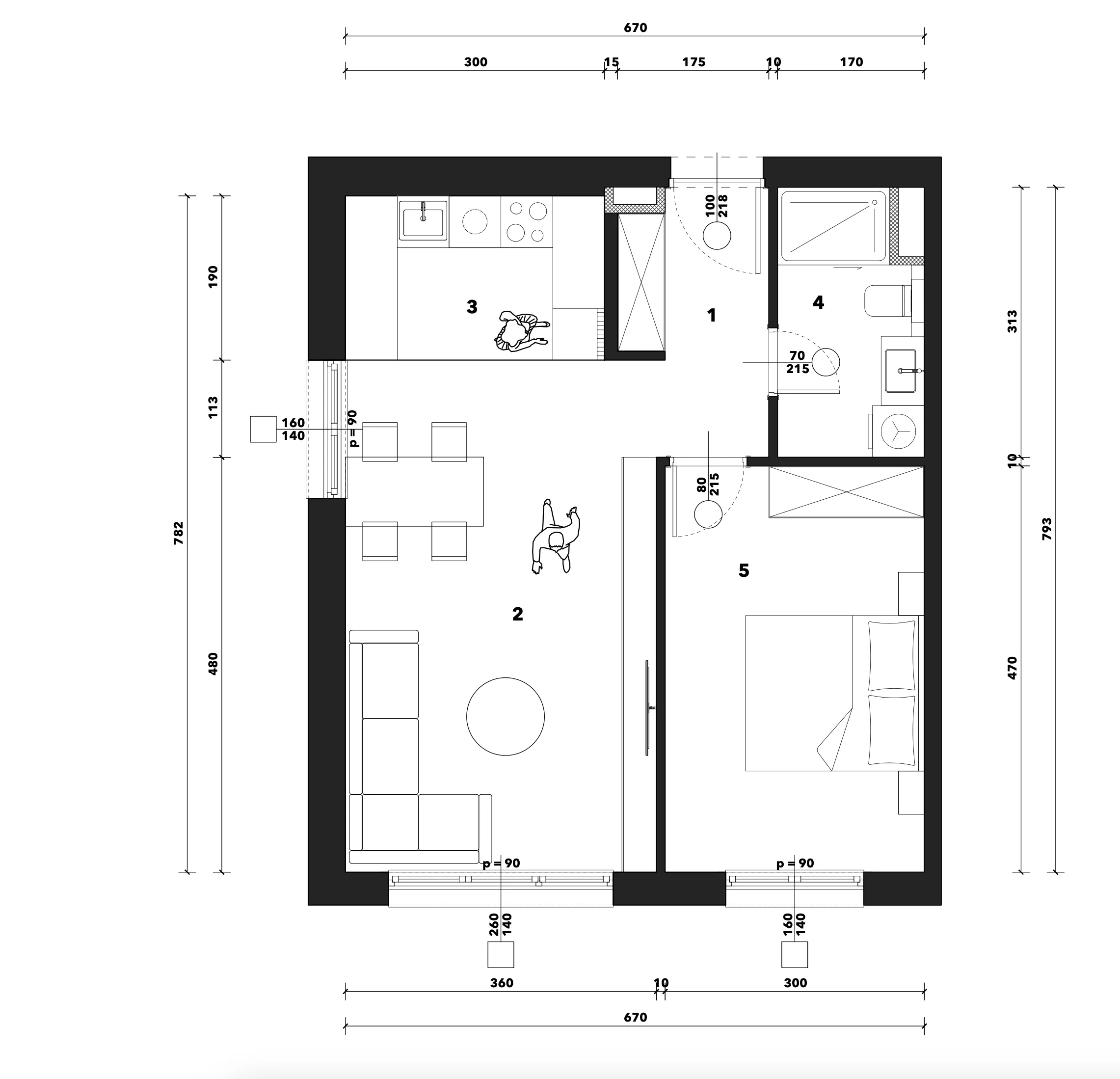 zagreb, črnomerec, kuniščak, atraktivan dvosoban stan, novogradnja 51 m² - slika 9
