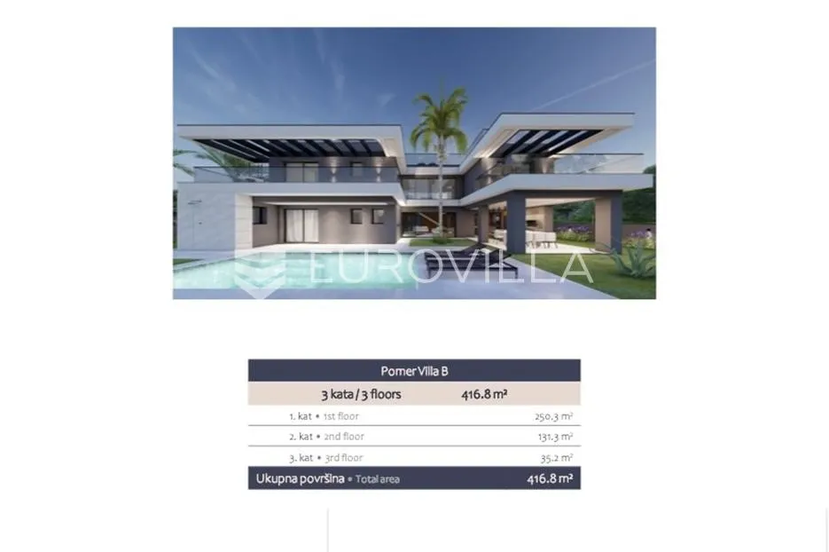 istra, pomer, unikatna, moderna villa 20 m od mora 417 m² - slika 21
