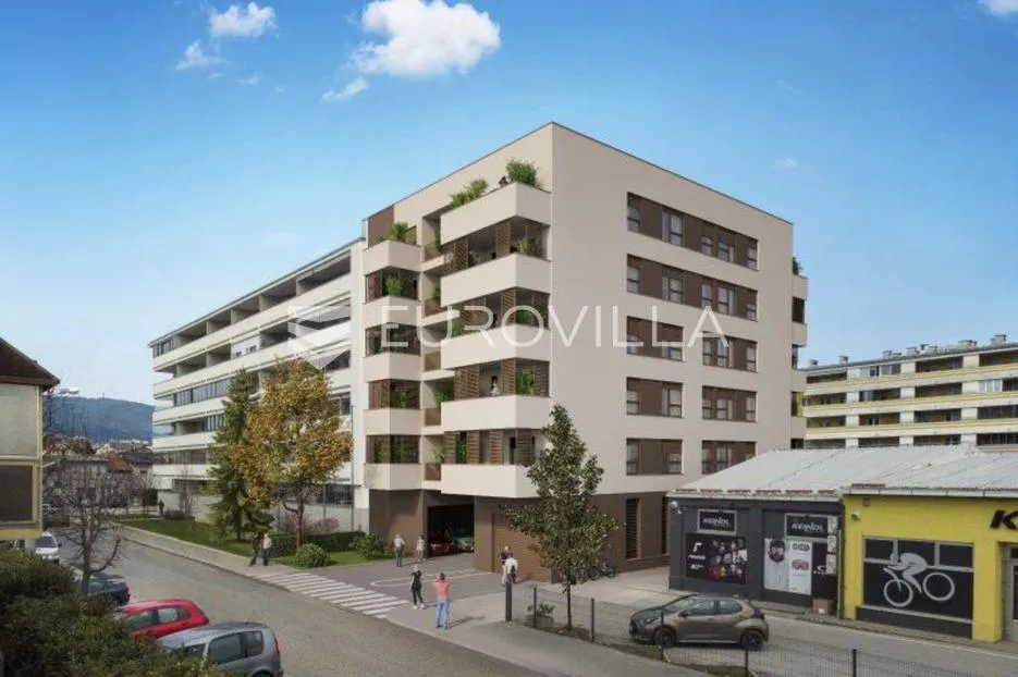 Zagreb, Trešnjevka, atraktivan dvosoban stan u novogradnji, 47 m²
