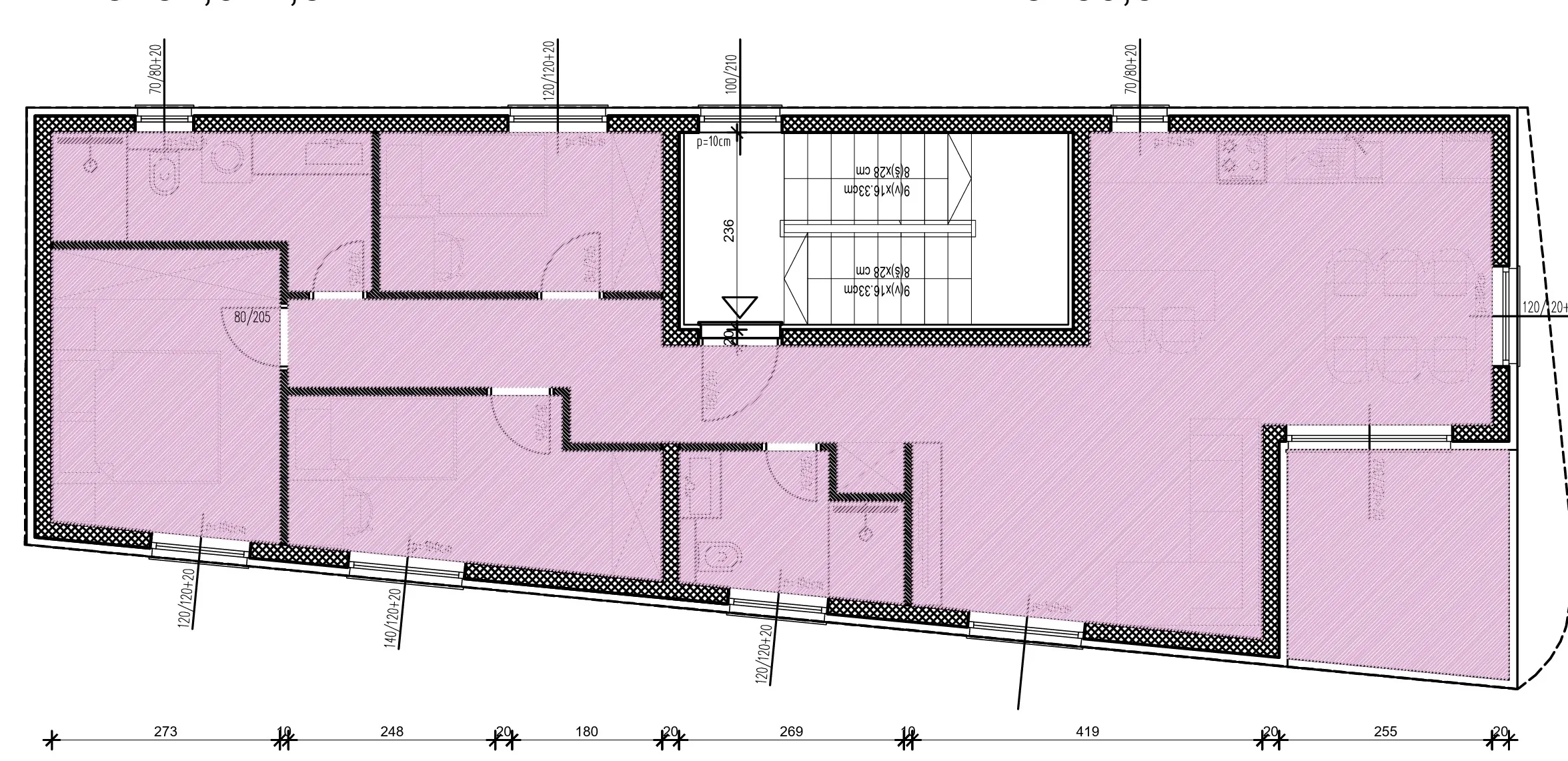 kaštela, trosoban stan 78,6 m², novogradnja s uz dva parkirna mjesta i pogled na more - slika 4