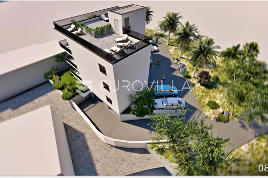 trogir, okrug gornji, apartman s5 na drugom katu površine od 76 m² s krovnom terasom - slika 5