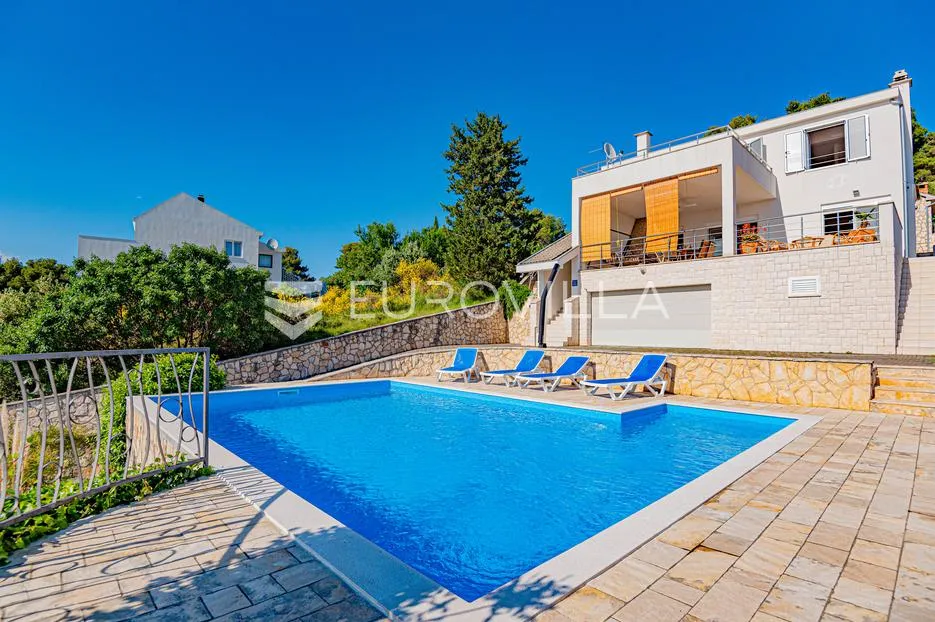 šibenik, žaborić, prekrasna kuća s bazenom i pogledom na more, 438 m² - slika 19