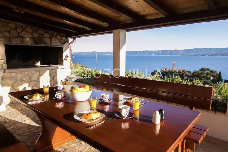 brač, bol, kamena kuća na osami s pogledom na more - slika 5