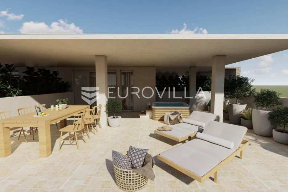 otok murter, tisno, moderan četverosoban penthouse 185,00 m², novogradnja - slika 3