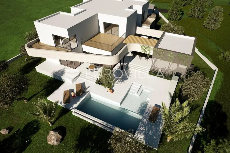 vodice, prekrasna i prostrana vila s bazenom, 730,25 m² - slika 2
