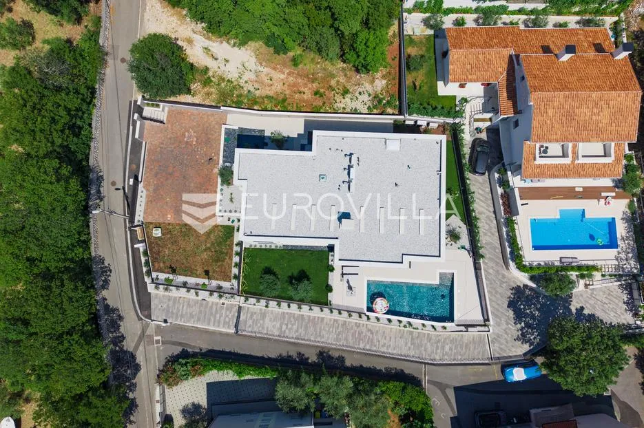kostrena, rožići, ekskluzivan penthouse 200 m², panoramski pogled na more - slika 29