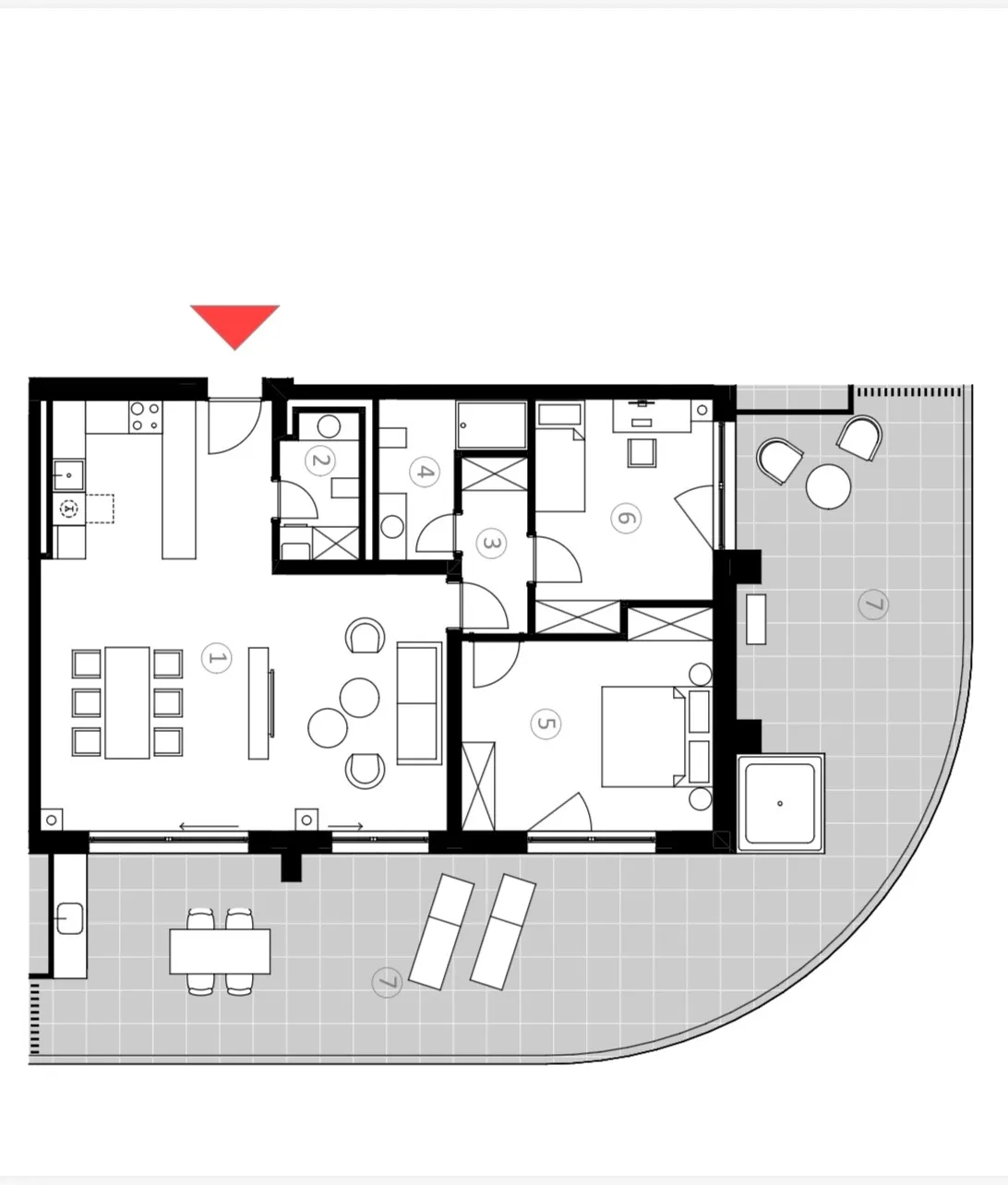 istra, umag, dizajnerski penthouse s panoramskom terasom, s406 - slika 23