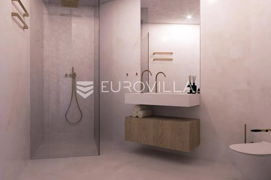 istra, umag — green tower residence, moderan jednosoban stan s terasom na 3. katu - slika 18