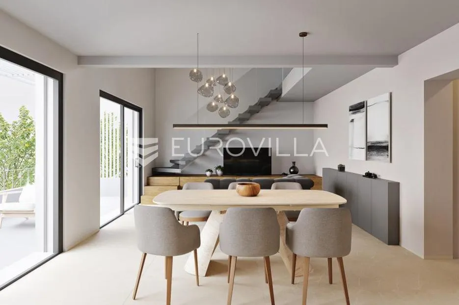 rijeka, trsat, vrhunska novogradnja, moderan dvoetažni stan, 126,3 m² 28 m² terasa i balkon - slika 5