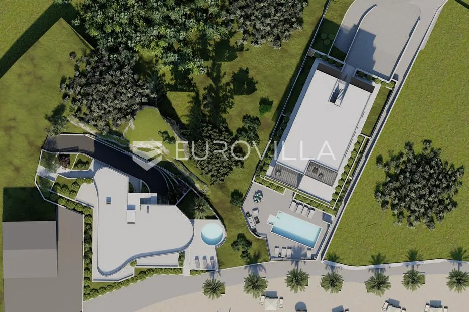 okolica trogira, luksuzni penthouse direktno na plaži - slika 5