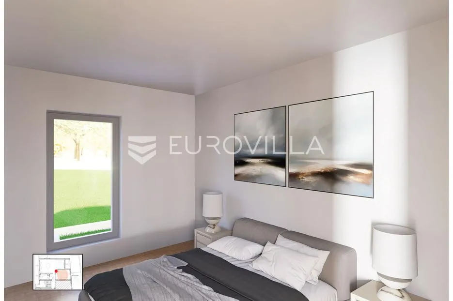 vodice, novogradnja, prekrasan jednosoban stan s vrtom, 61,70 m² - slika 6