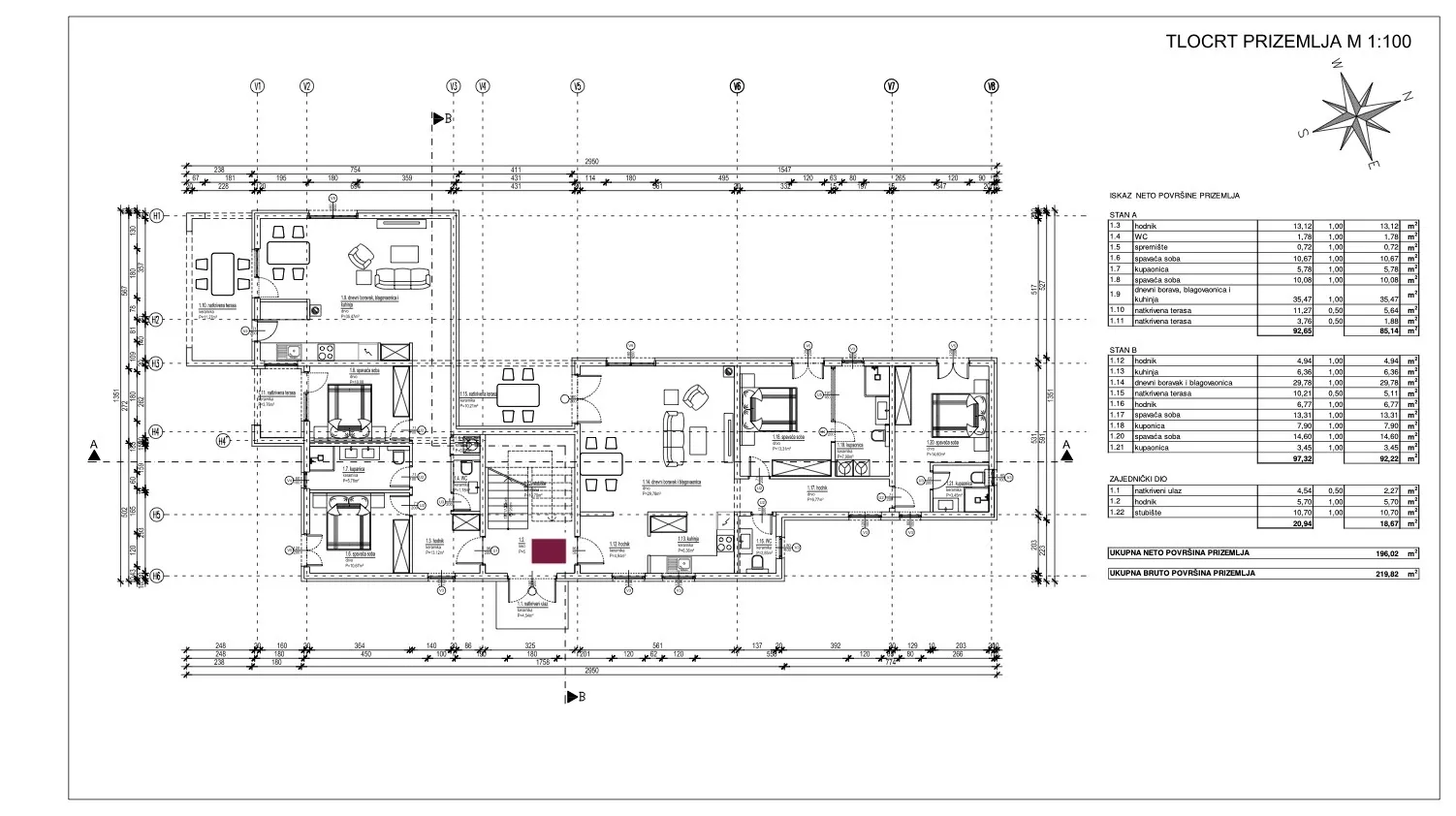 istra, poreč, moderan trosobni stan oznake b, neto korisne površine od 92 m² u prizemlju - slika 8