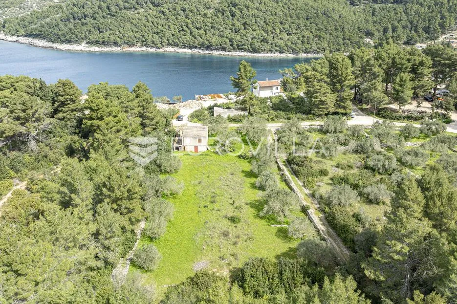 otok korčula, vela luka, građevinsko zemljište sa nedovršenim objektom - slika 3