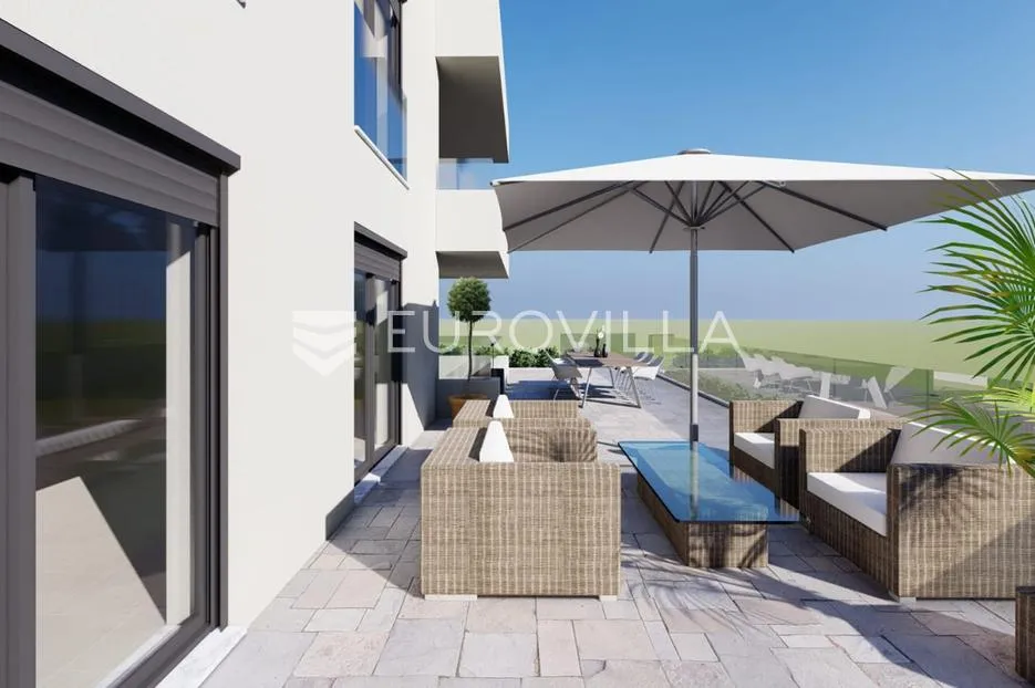 zadar, rovanjska, kompletno namješten dvosoban stan samo 55m od mora, novogradnja - slika 4