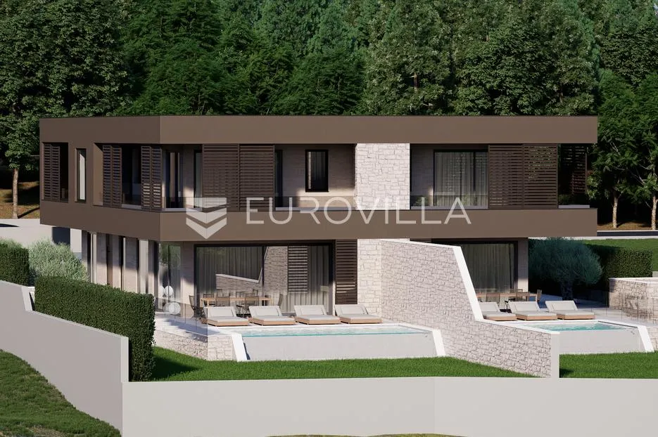 istra, sveti kirin, ekskluzivne duplex vile okružene prirodom - slika 24