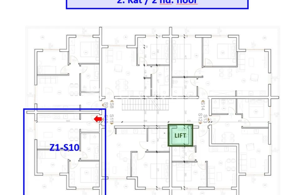 pula, veli vrh - novogradnja 2 spavaće sobe i garažni parking - slika 9