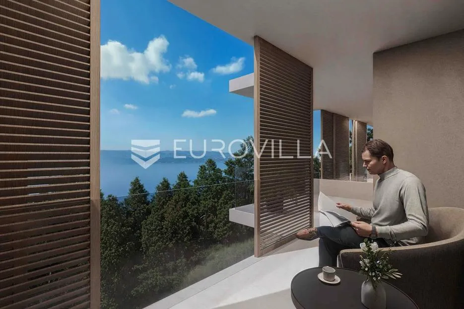 omiš, dvosoban stan na četvrtom katu s panoramskim pogledom na more i grad, 86 m² - slika 12