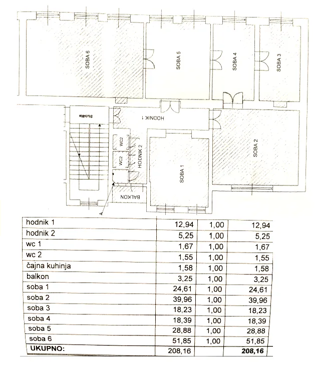 jurišićeva luksuzan poslovni prostor 210 m² na i katu - slika 14