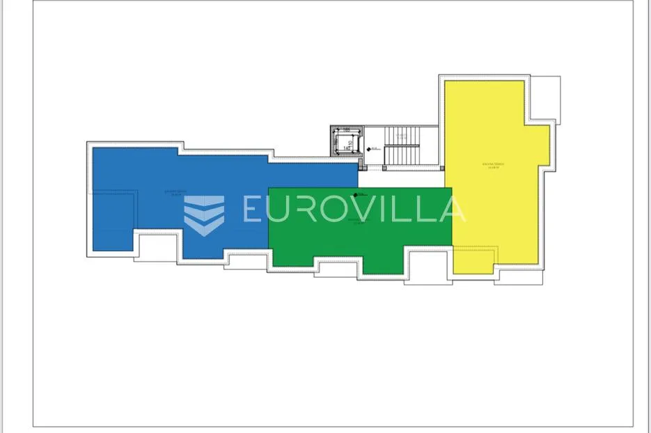sveti petar na moru, biograd na moru, stan s8 na drugom katu površine 56,71 m² s krovnom terasom - slika 10