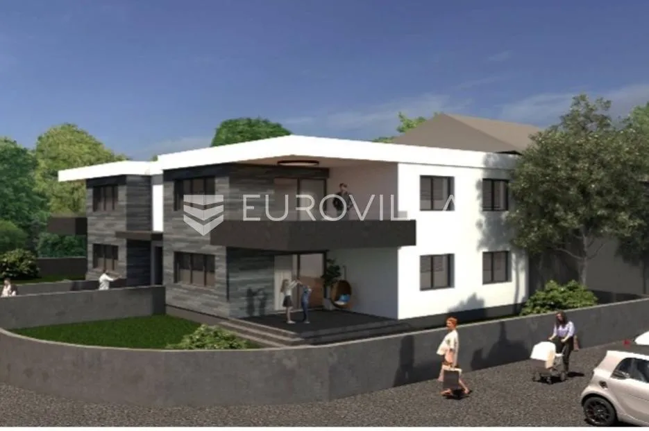 varaždin, hallers, trosoban stan u urbanoj vili s 2 parkirna mjesta, novogradnja - slika 1