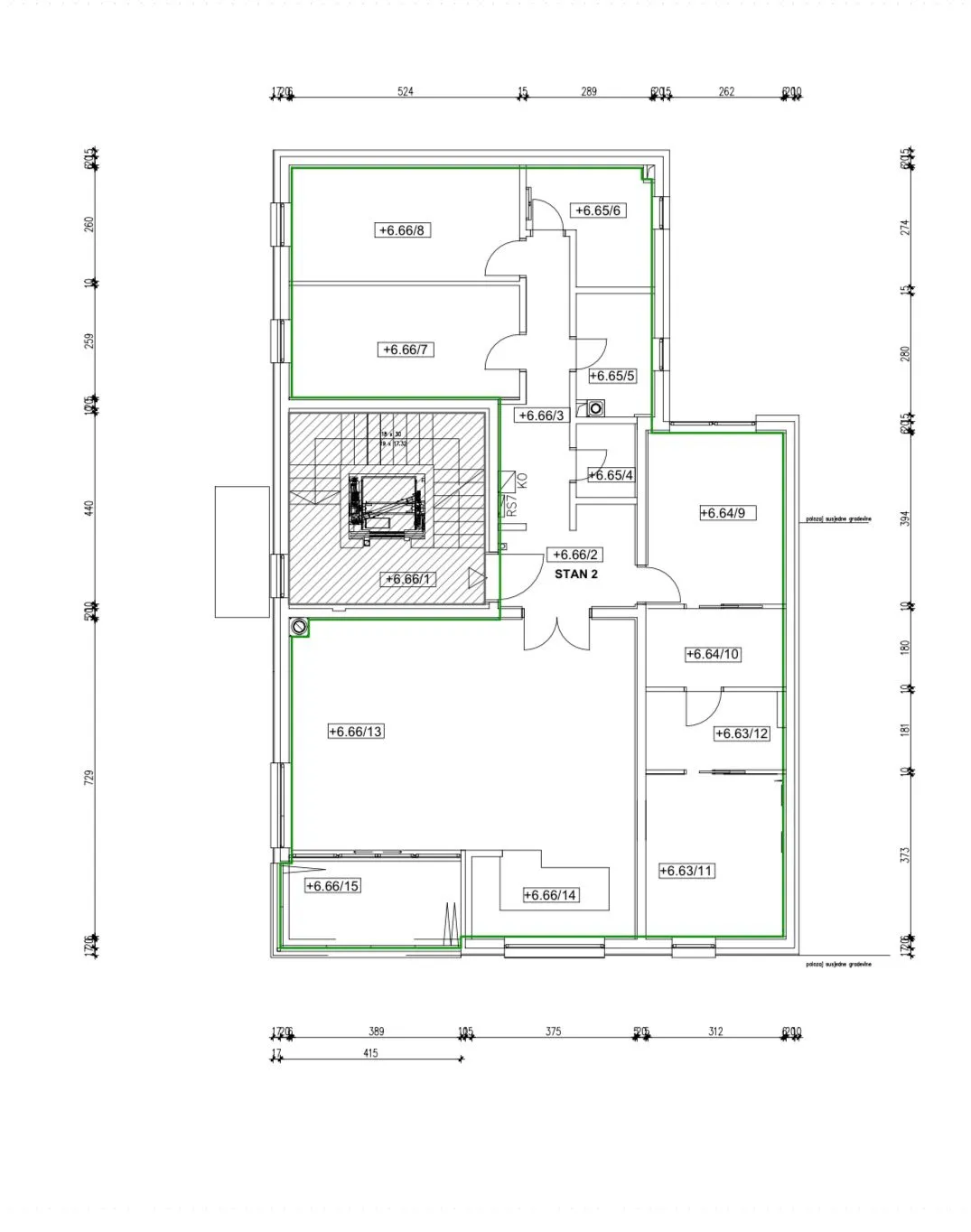 maksimir, luksuzan četverosoban stan 177 m² - slika 25
