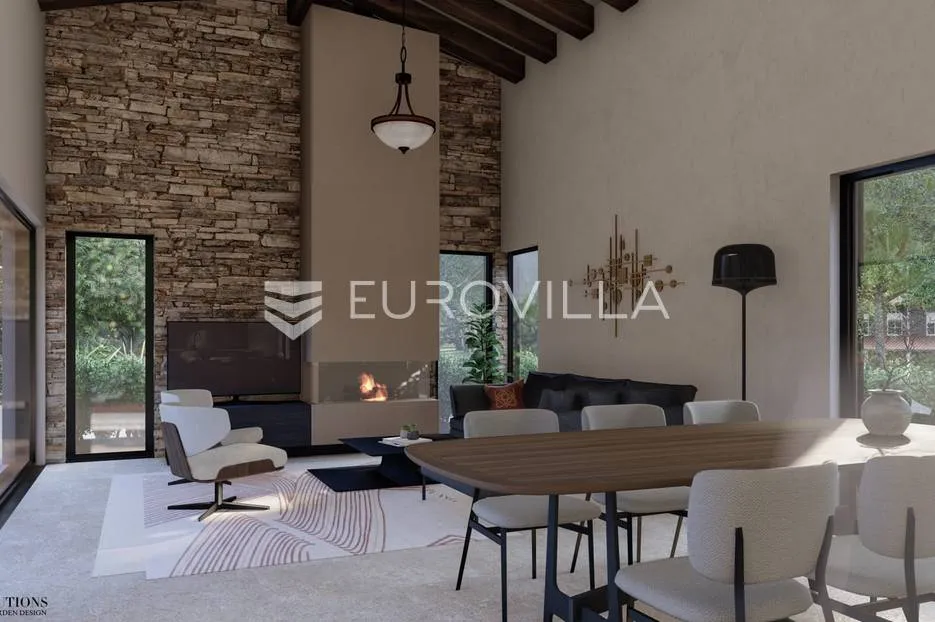 istra, veleniki, kamena vila s bazenom - slika 21
