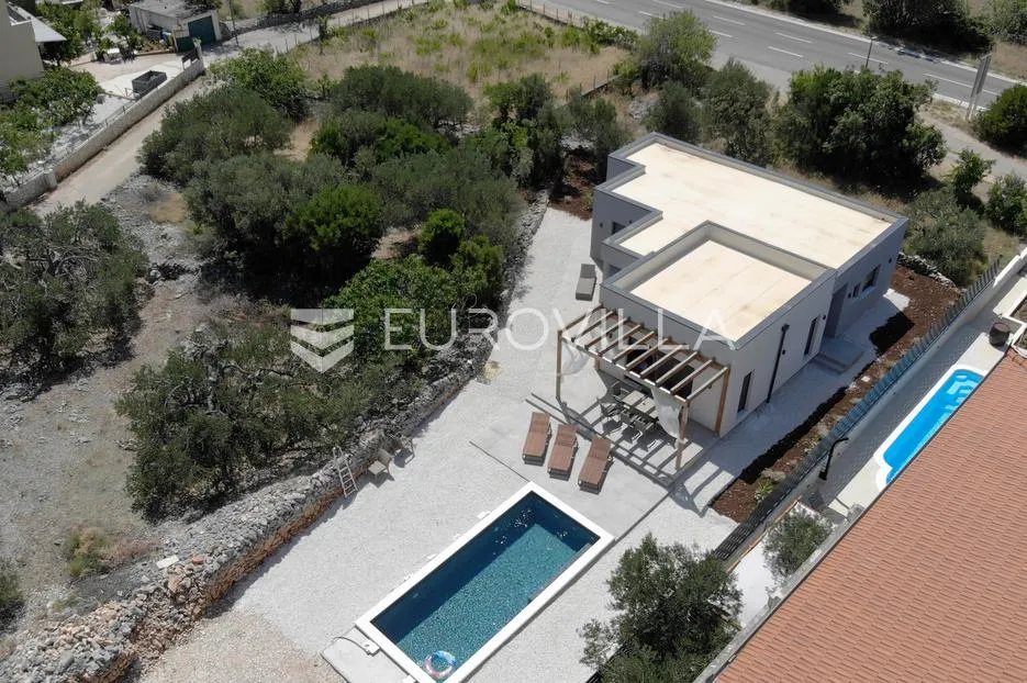 rogoznica, podorljak, novogradnja, moderno uređena kuća s bazenom, 150 m² - slika 28