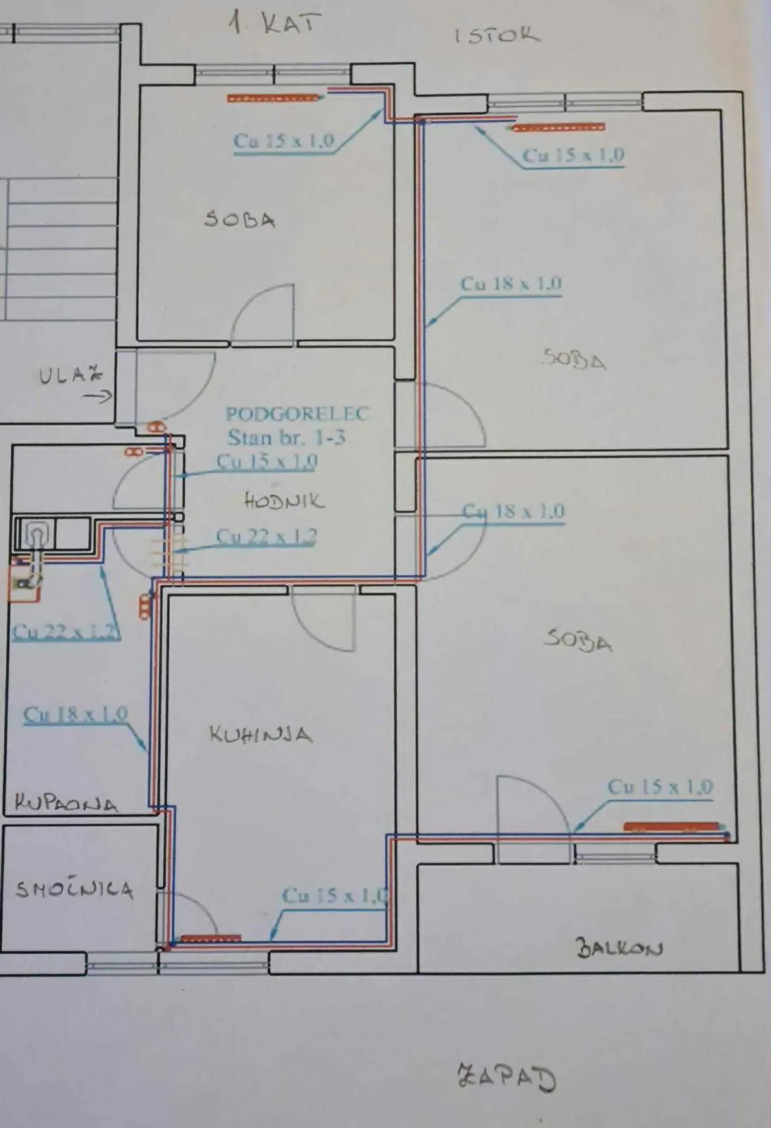 varaždin, banfica, trosoban stan površine 74 m² - slika 12