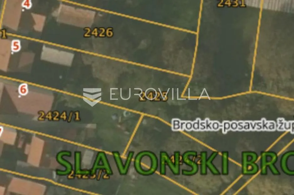 Slavonski Brod, Građevinsko zemljište 734 m² na atraktivnoj lokaciji - Plavo Polje