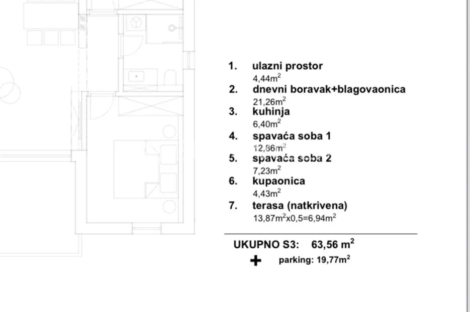 primošten, dvosobni stan na 1. katu novogradnje s pogledom na more - slika 23