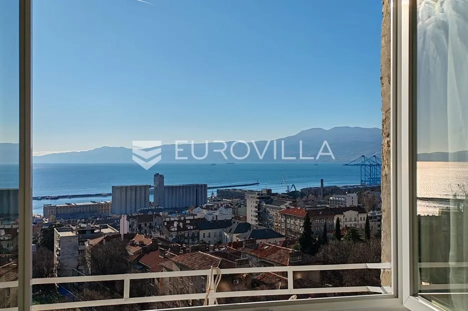 Rijeka, Belveder, NAJAM, dvosoban stan od 53 m² s prekrasnim pogledom na Kvarner