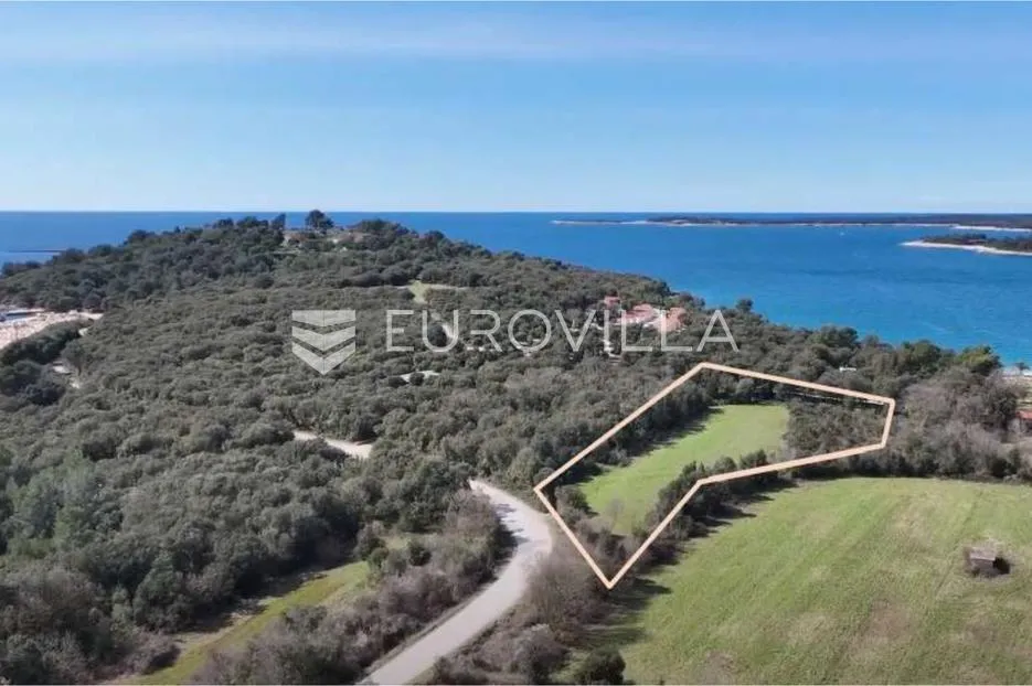 pula, štinjan - prostrano građevinsko zemljište u turističkoj zoni 150 m od mora, 5538 m2 - slika 2