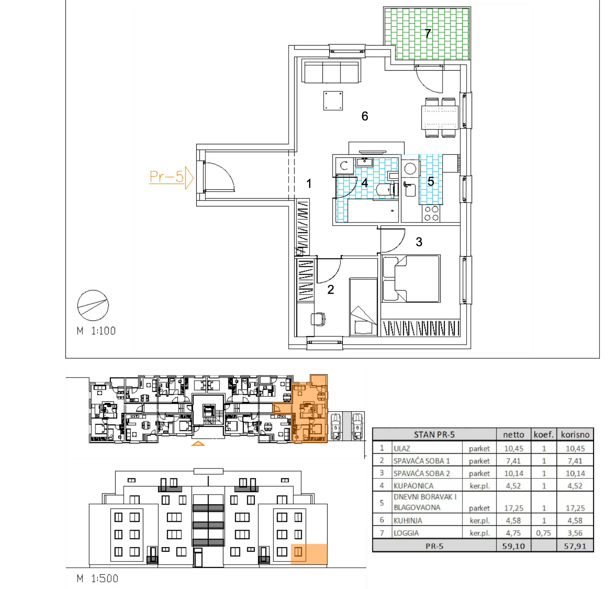 velika gorica, moderan trosoban stan u novogradnji, 58 m² - slika 10