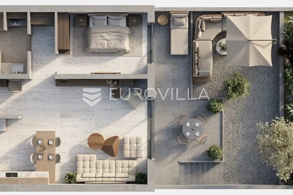 slavonski brod, luksuzan stan 76 m² s vrtom u novogradnji - slika 3