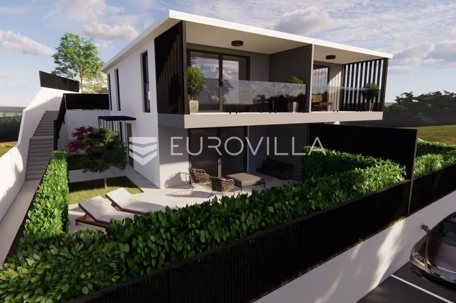 Omišalj, Otok Krk, novogradnja, stan D 67,83 m² s okućnicom