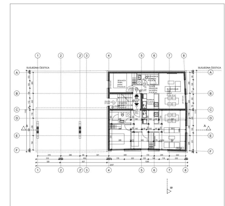zagreb, srednjaci prekrasan trosoban stan u prizemlju 62,15 m² - slika 5