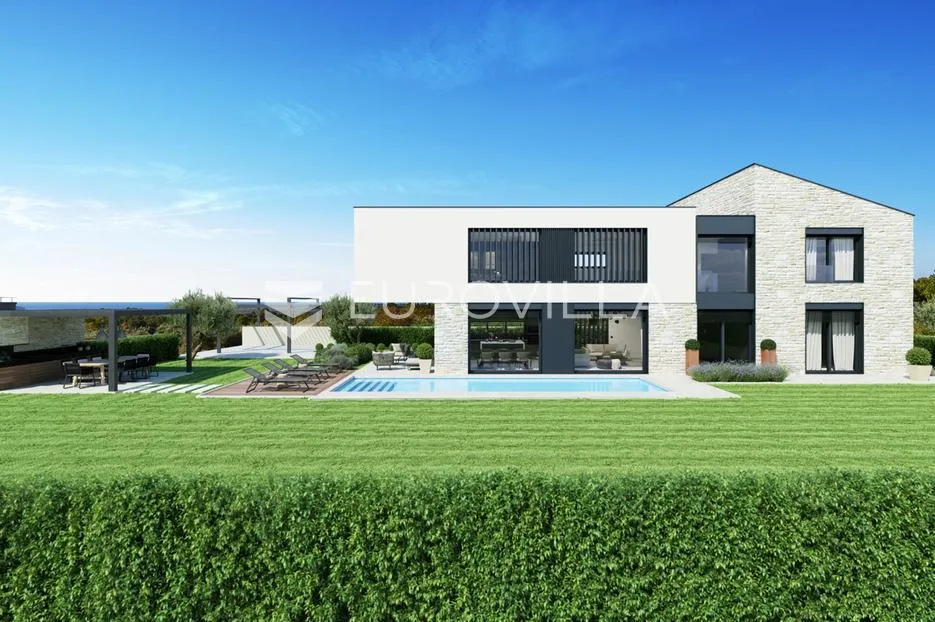 Istra, Poreč, moderna vila s pogledom na more - Frata, Tar-Vabriga