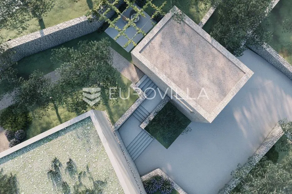 otok hvar, jelsa, atraktivno građevinsko zemljište 3393,60 m² s idejnim projektom za tri ville - slika 9