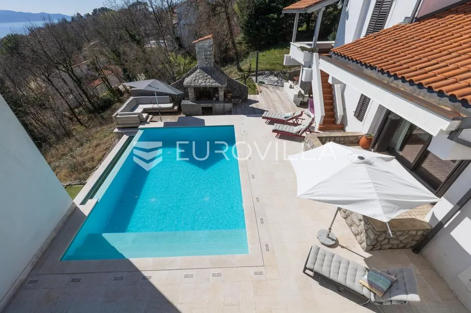opatija, veprinac, jedinstvena vila s infinity bazenom i nevjerojatnim pogledom na kvarner - slika 41