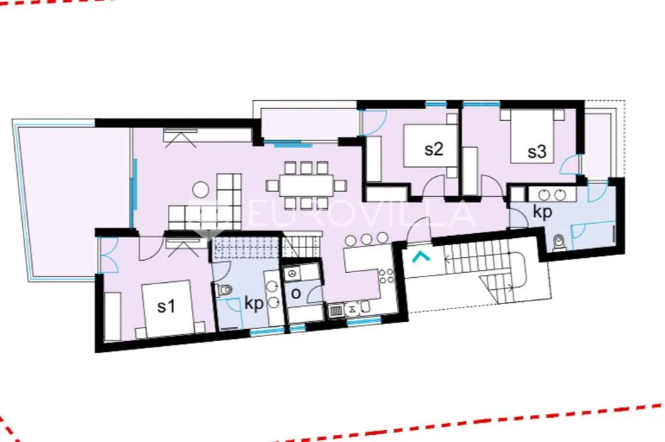 trogir, okrug, trosoban stan na prvom katu neto korisne površine 120 m2 - slika 10