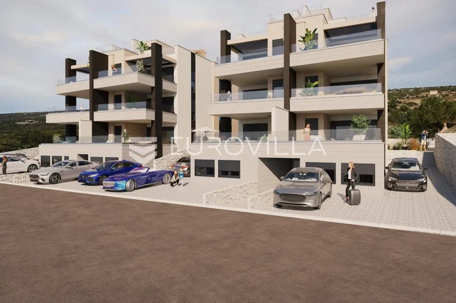 pag, šimuni, dvosoban penthouse 86,94 m² na drugom katu moderne zgrade - slika 2