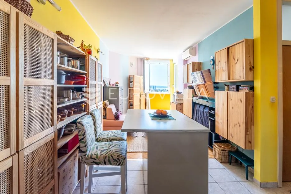 split, plokite, jednosoban stan, južne orijentacije s pogledom na more - slika 4